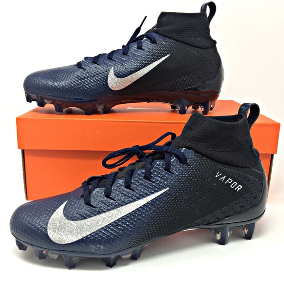 navy football cleats